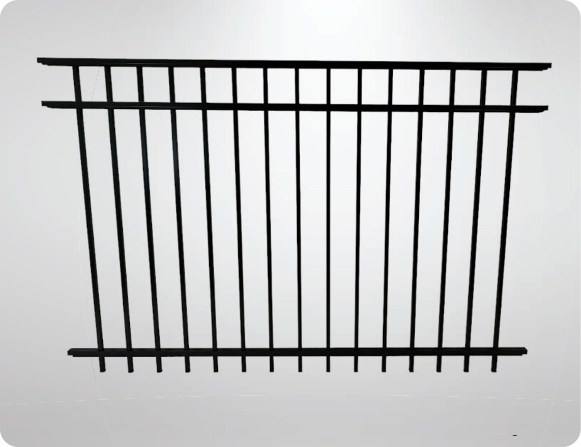 Premium aluminum fence panels for DIY projects