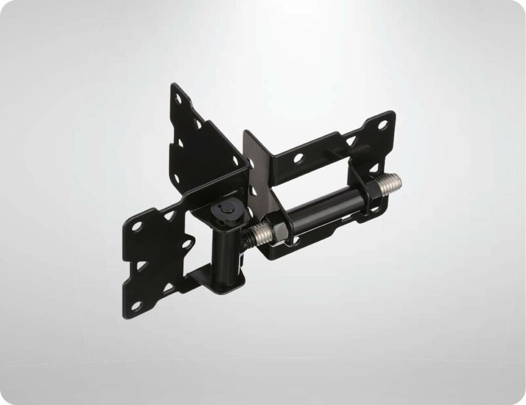 Adjustable Self Closing Vinyl Gate Hinge (Color: Black)