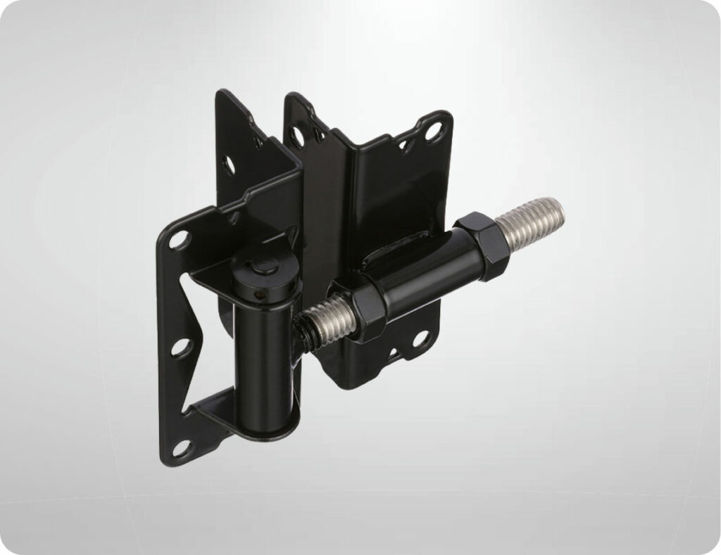 Adjustable Self Closing Vinyl Gate Hinge (Color: Black)