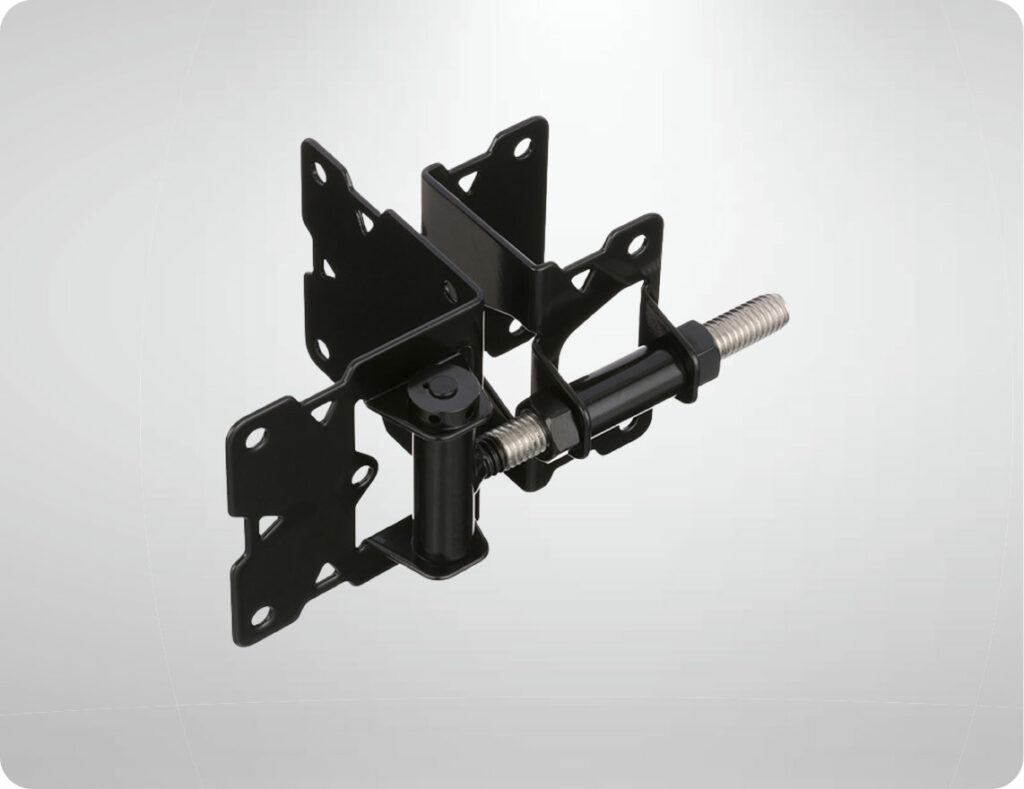 Adjustable Self Closing Vinyl Gate Hinge (Color: Black)