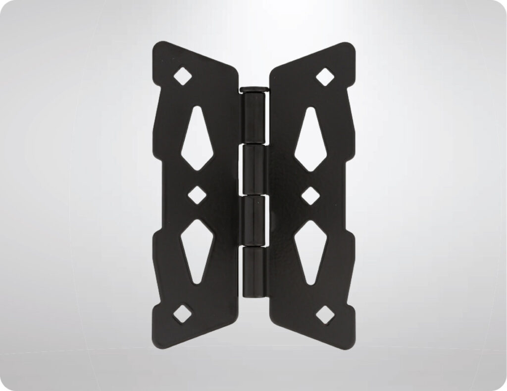 8-inch Wood Butterfly Hinge (Color: Black)