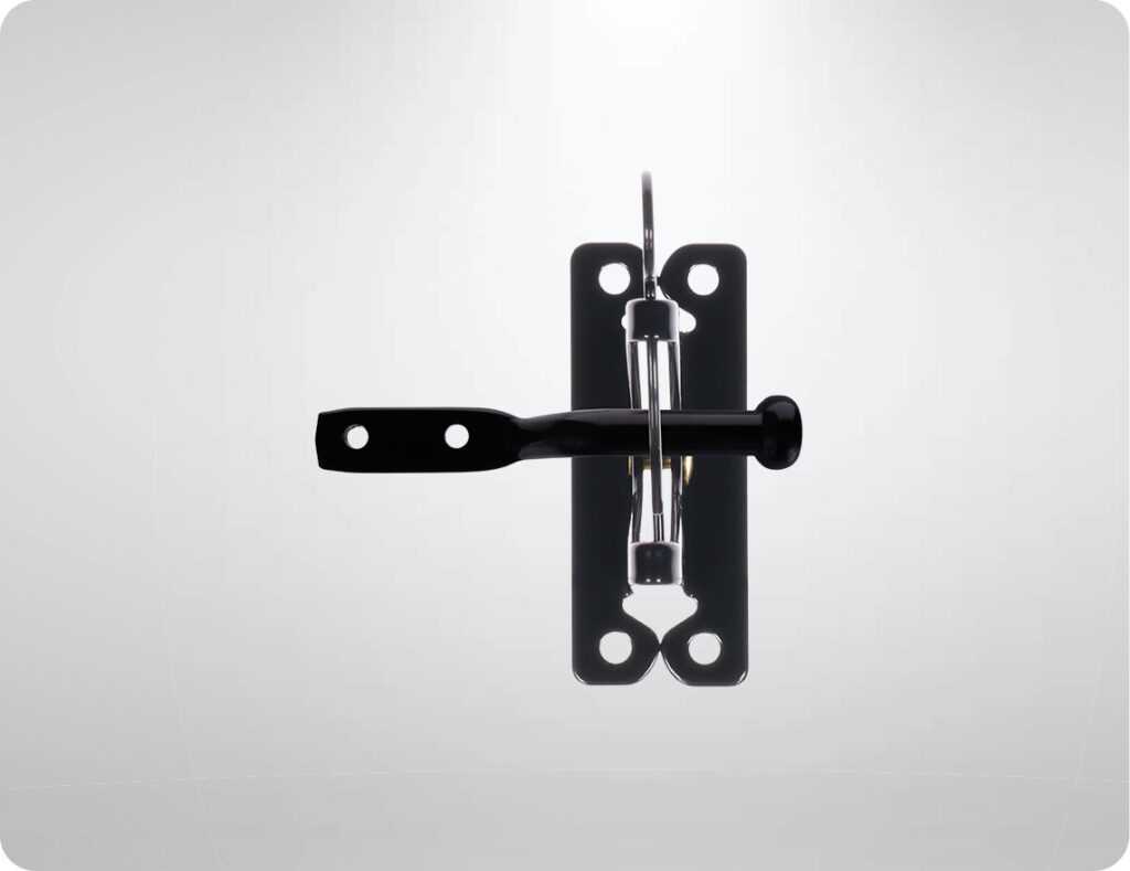 Aluminum Gravity Latch (Color: Black)