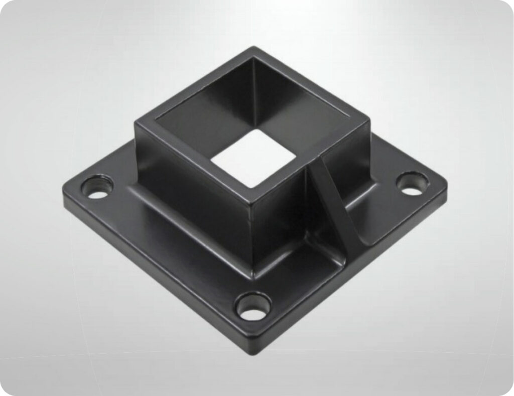 Deck Mount for Standard Aluminum (Color: Black)