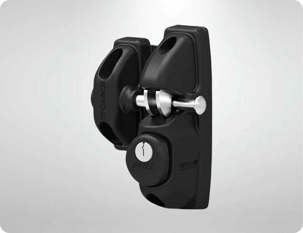 Heavy Duty Poly Latch (Color: Black)