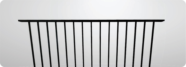 Premium aluminum fence panels for DIY projects